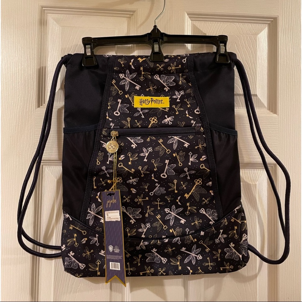 *Retired* Ju-Ju-Be Harry Potter Flying Keys Drawstring Bag NWT